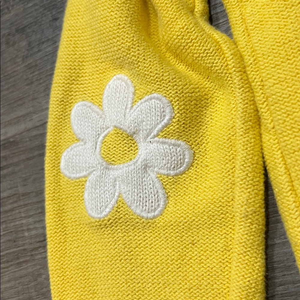 Vintage Gymboree yelliw cardigan size M 7-8 - Picture 5 of 6